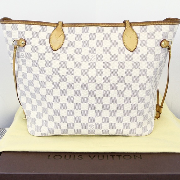 2014 Louis Vuitton Neverfull MM DA Damier Azur LV - Picture 8 of 8